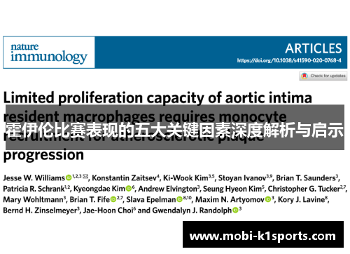 霍伊伦比赛表现的五大关键因素深度解析与启示